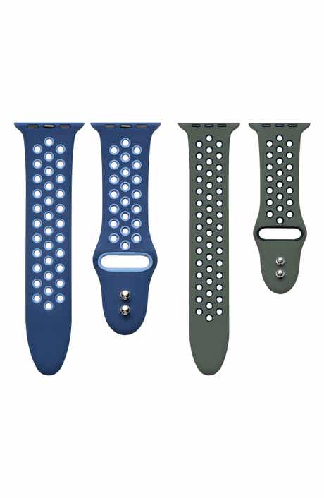 Posh Tech Assorted 2-Pack Silicone Apple Watch® Watchbands