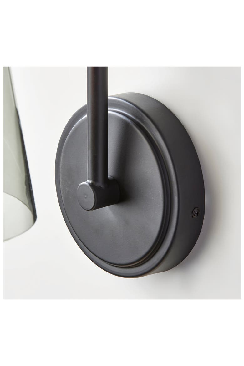Walker Wall Lamp, Alternate, color, BLACK