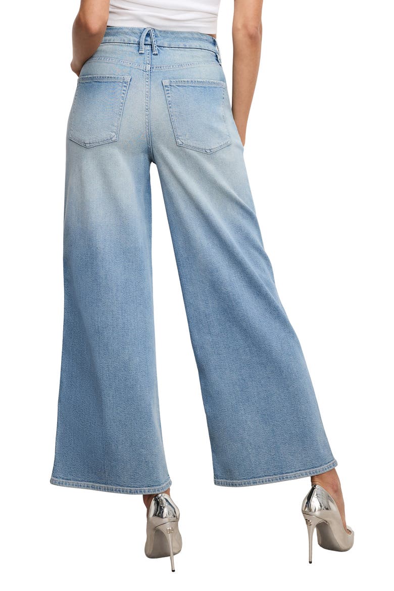Good Skate Ankle Wide Leg Jeans, Alternate, color, INDIGO958