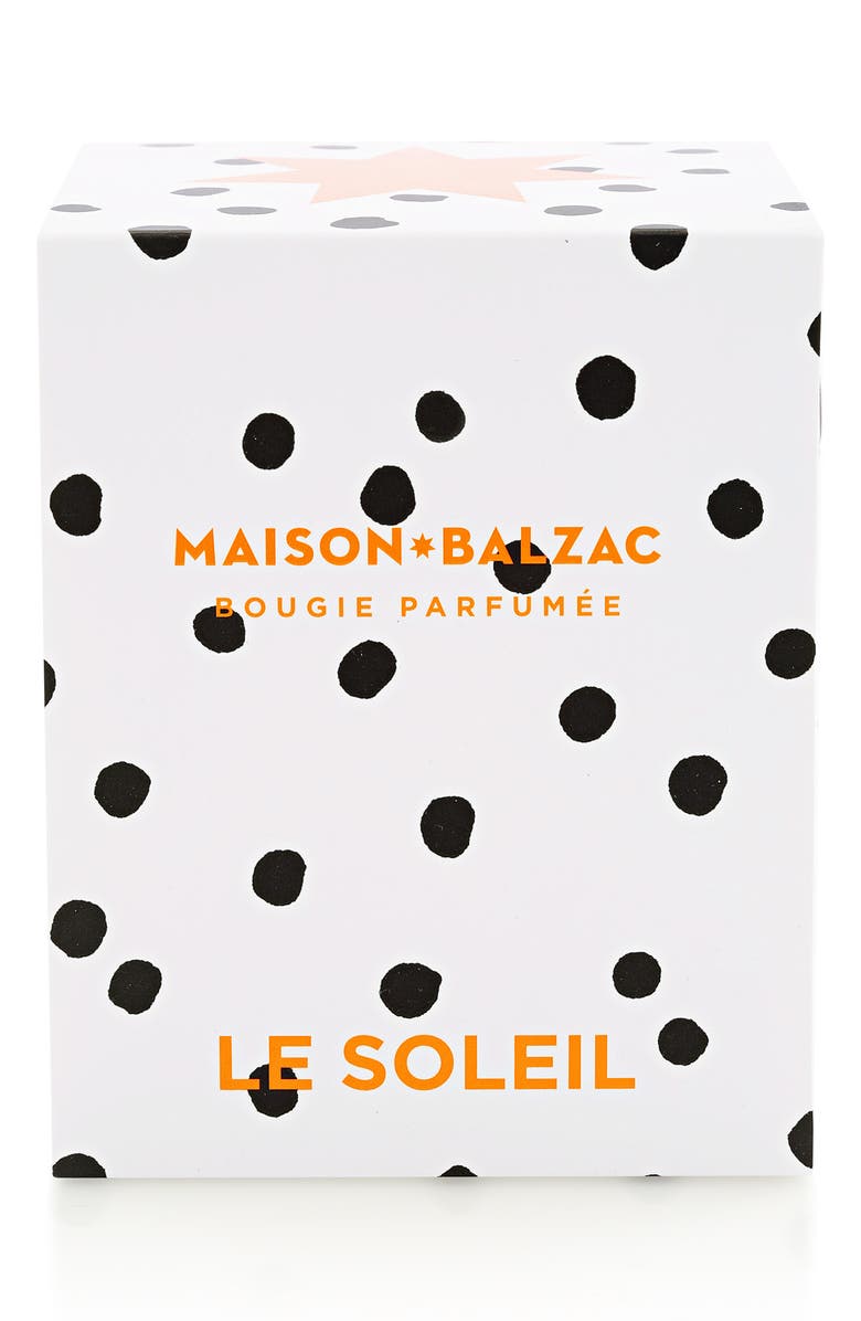 Maison Balzac Le Soleil Large Perfumed Candle, Alternate, color, 