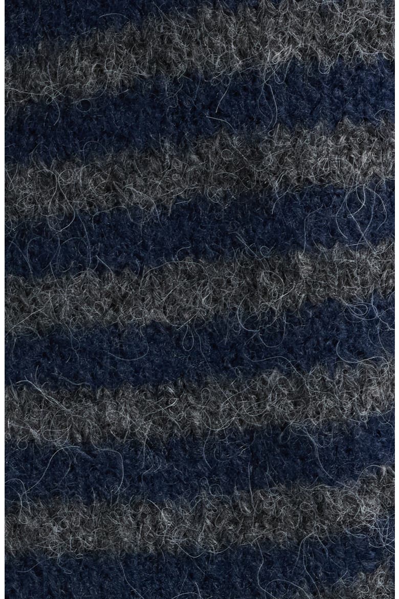 Asymmetric Stripe Cardigan, Alternate, color, GREY