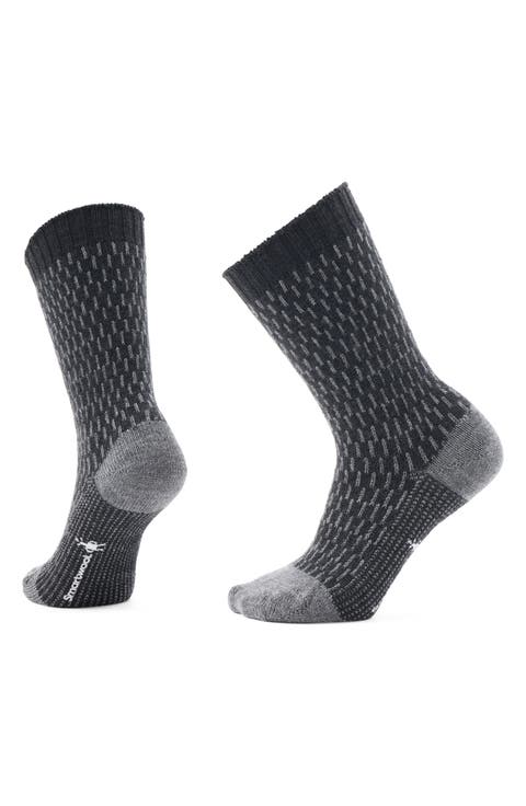 Everyday Digi Tick Wool Blend Crew Socks
