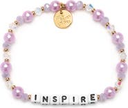 Little Words Project Inspire Beaded Stretch Bracelet