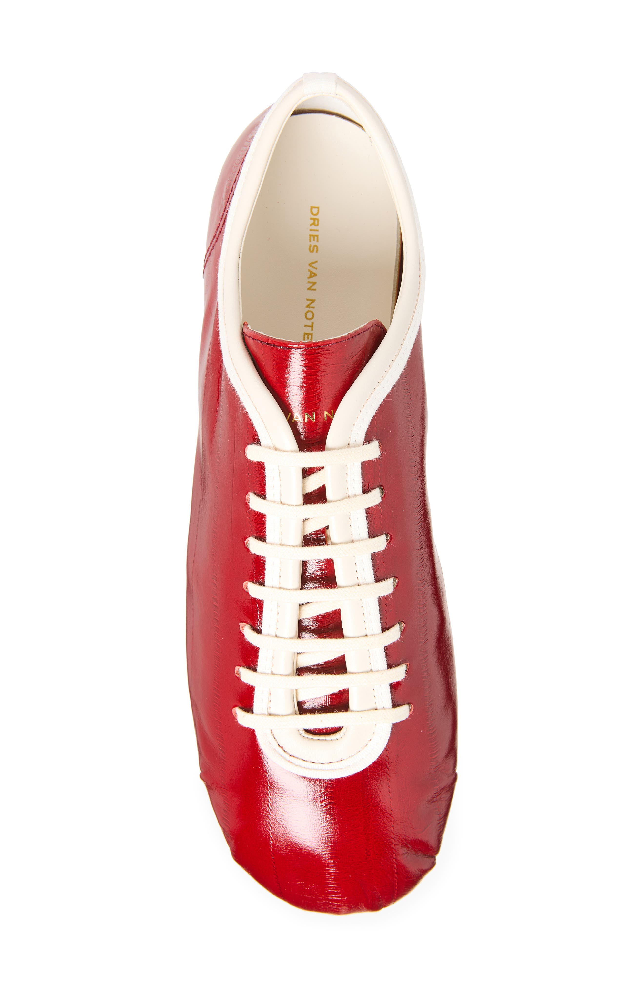 Dries Van Noten Soccer Sneaker, Alternate, color, Red