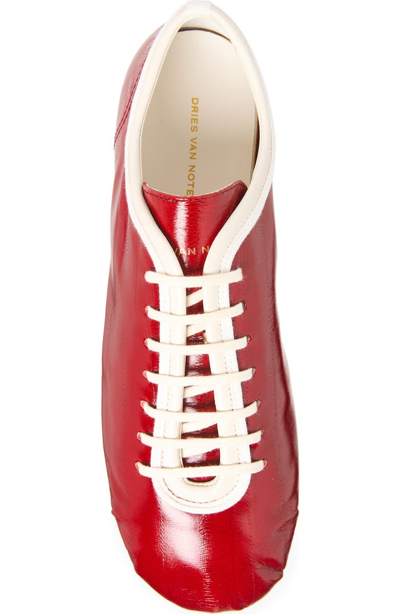Dries Van Noten Soccer Sneaker, Alternate, color, Red