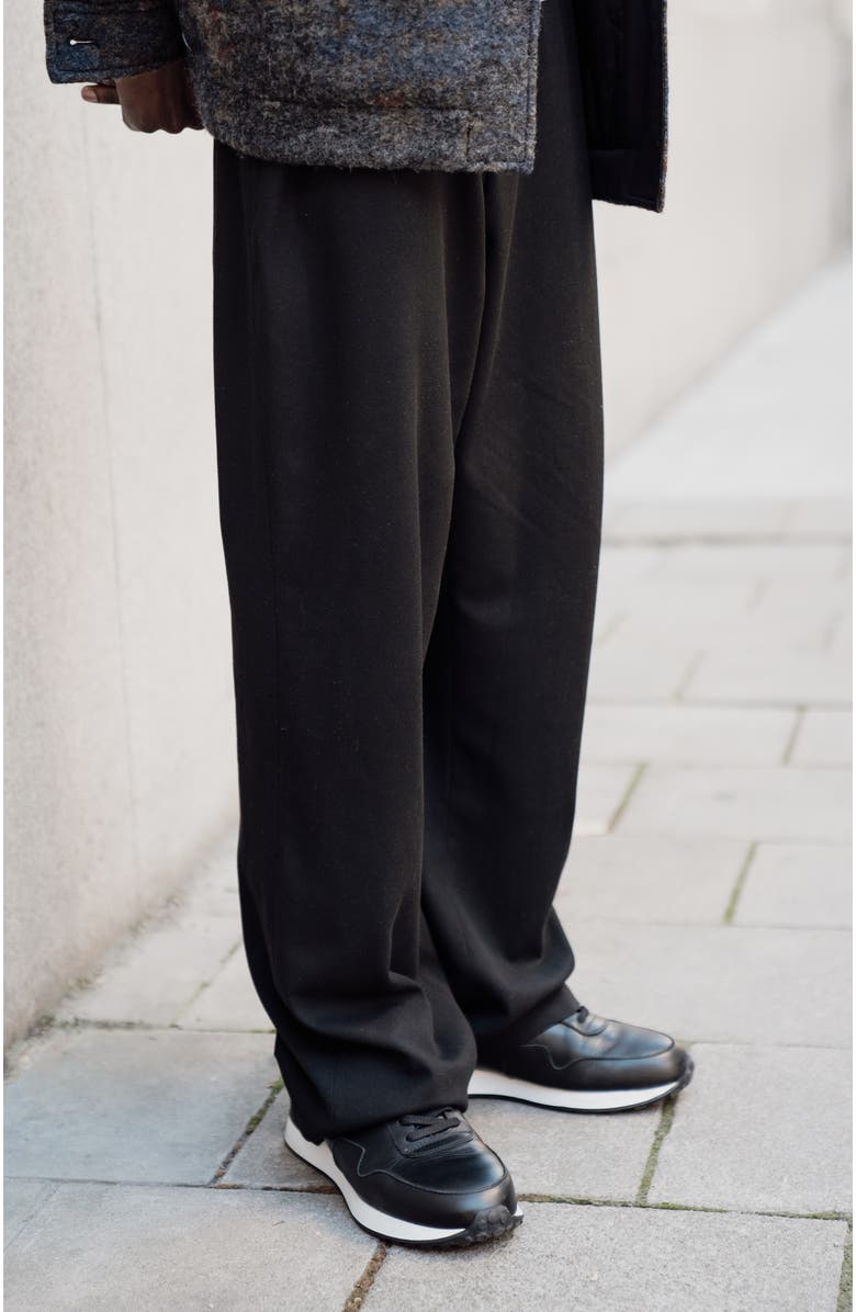 Stinaa.J Noah Orthopedic Sneakers, Alternate, color, Black Leather