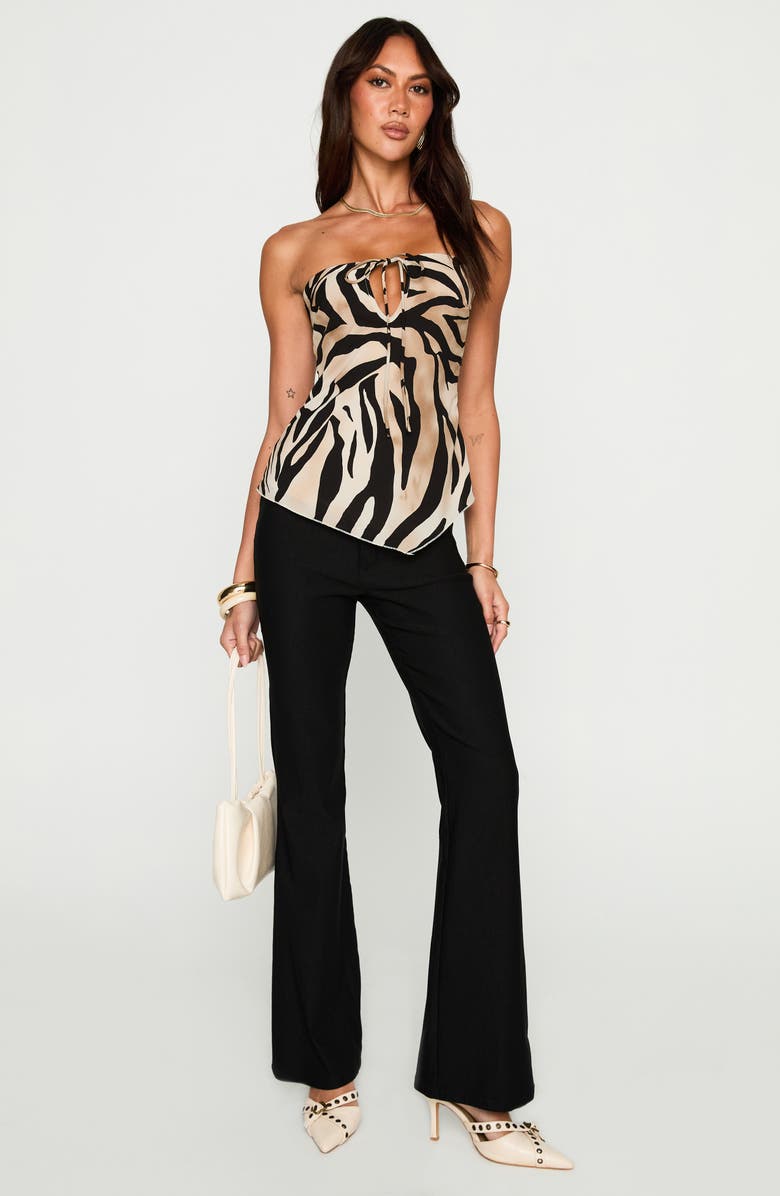 Princess Polly I Wonder Strapless Top, Alternate, color, Tiger