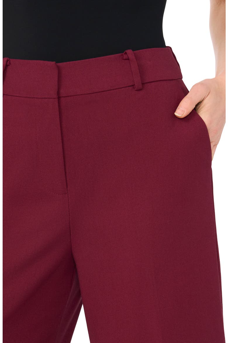 Wide Leg Suit Pants, Alternate, color, CRISP MERLOT