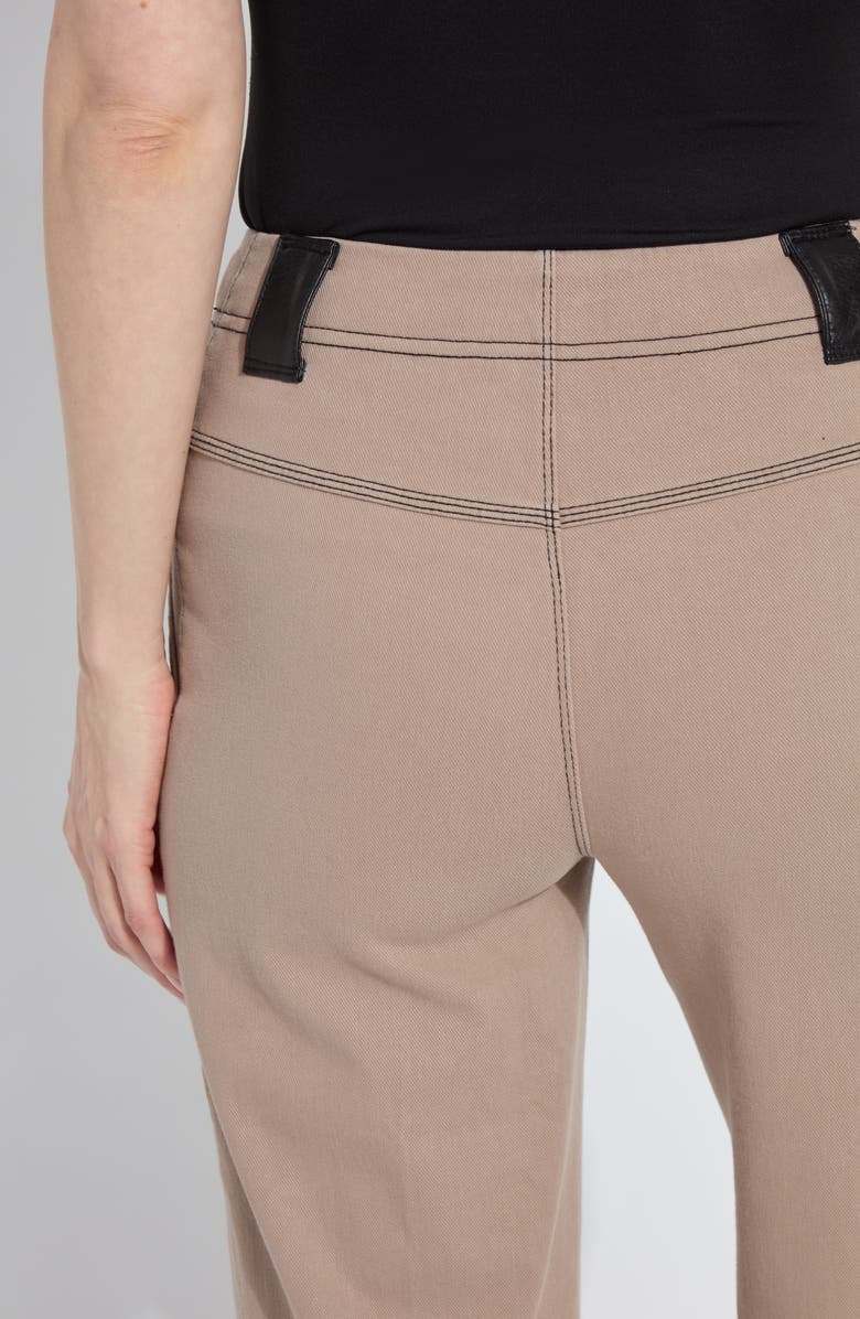 Lysse Valerie Crop Wide Leg Knit Jeans, Alternate, color, Timeless Taupe