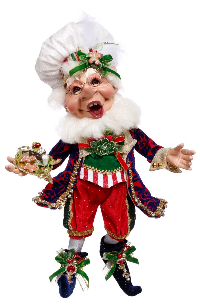 Mark Roberts Cookies and Milk Elf, Medium, Main, color, Red