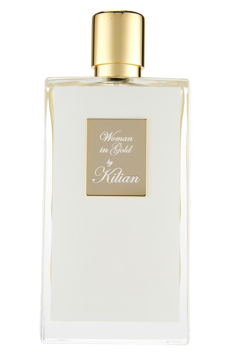Kilian Paris Woman in Gold Refillable Perfume, Main, color,