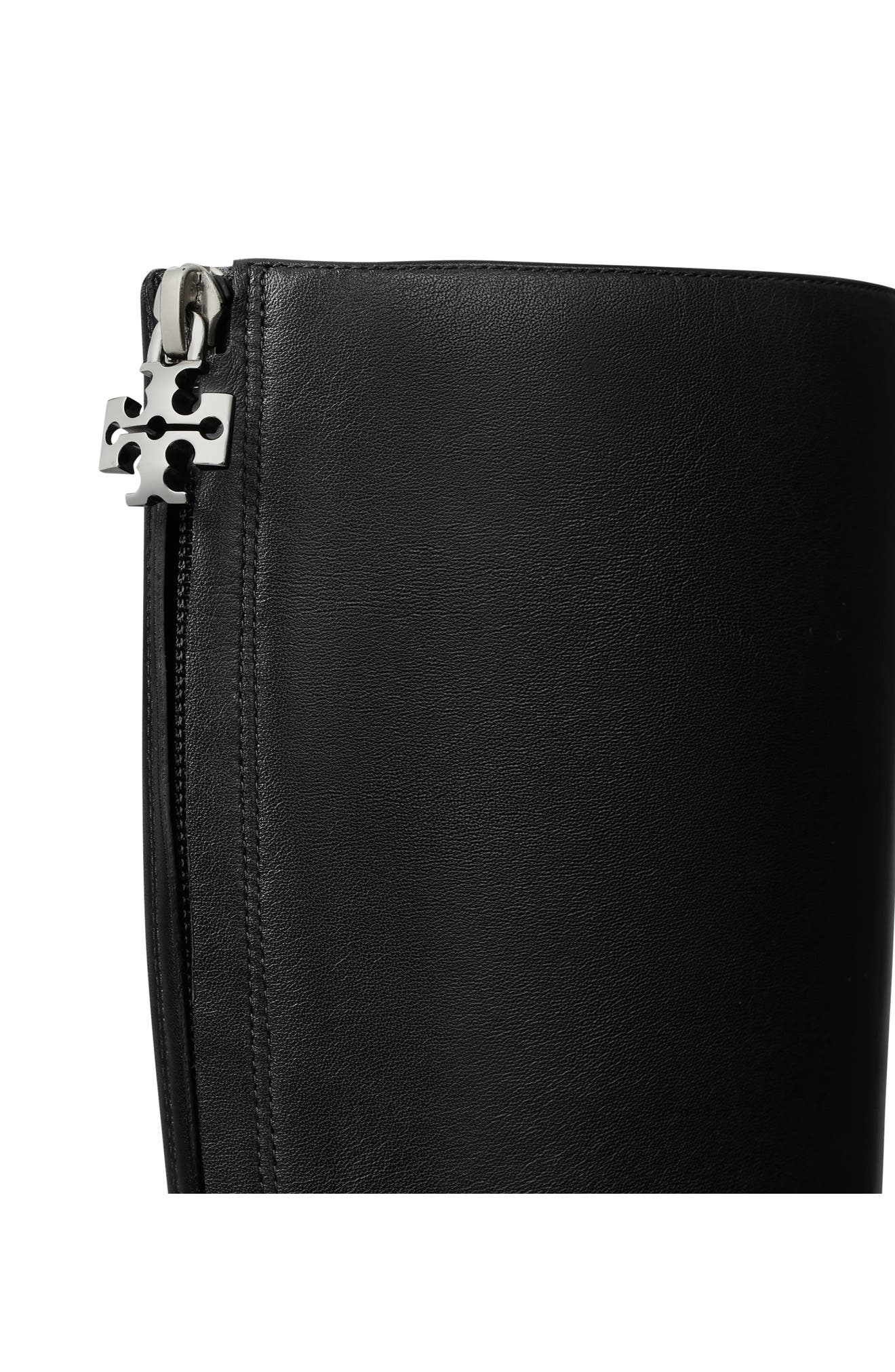 Charlie Leather Knee High Boot, Alternate, color, PERFECT BLACK