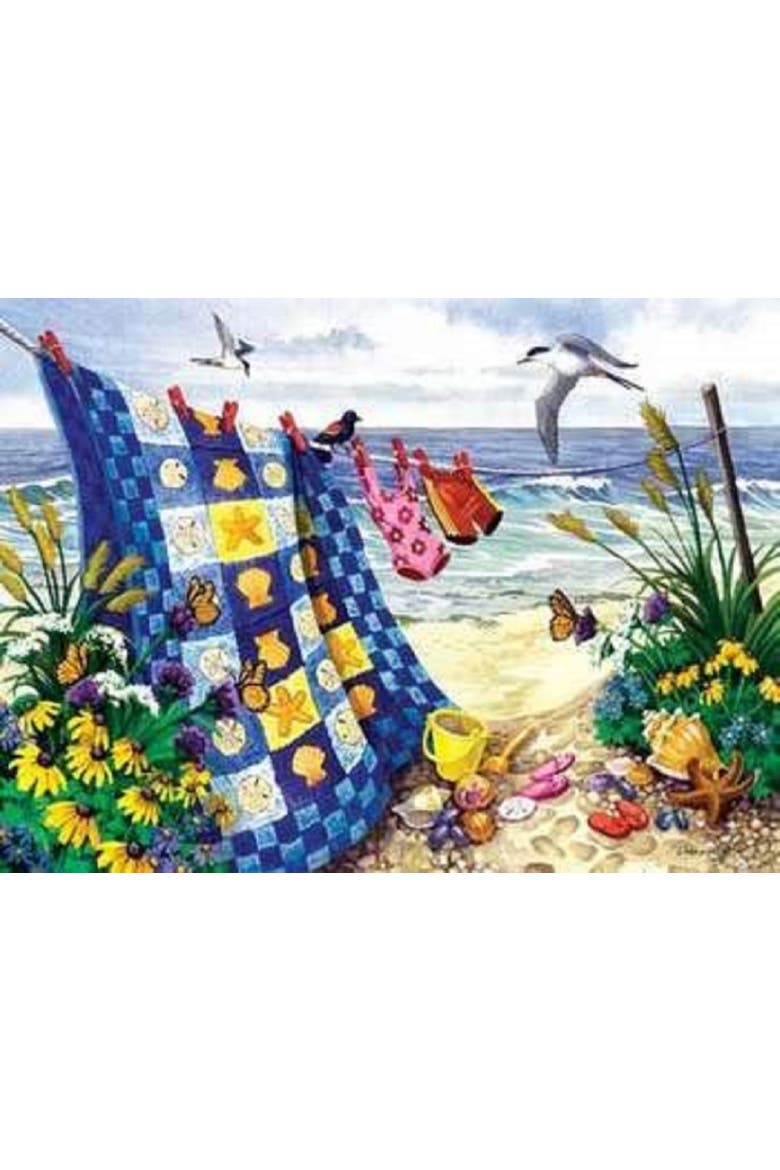 Seaside Summer 500 piece Jigsaw Puzzle for Adults Large Pieces, Alternate, color, Multicolor