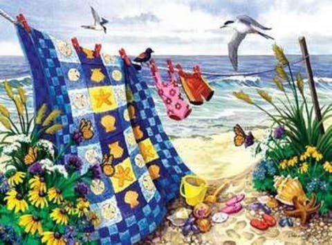 Seaside Summer 500 piece Jigsaw Puzzle for Adults Large Pieces