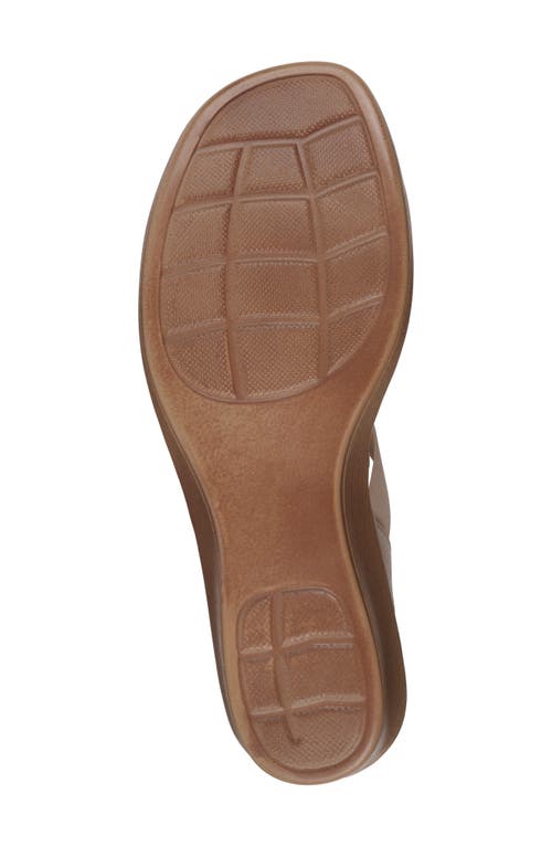 Gc Shoes Nia Wedge Sandal In Natural