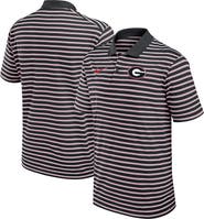Nike Men's Nike Black/White Georgia Bulldogs Primetime Victory Striped Performance Polo