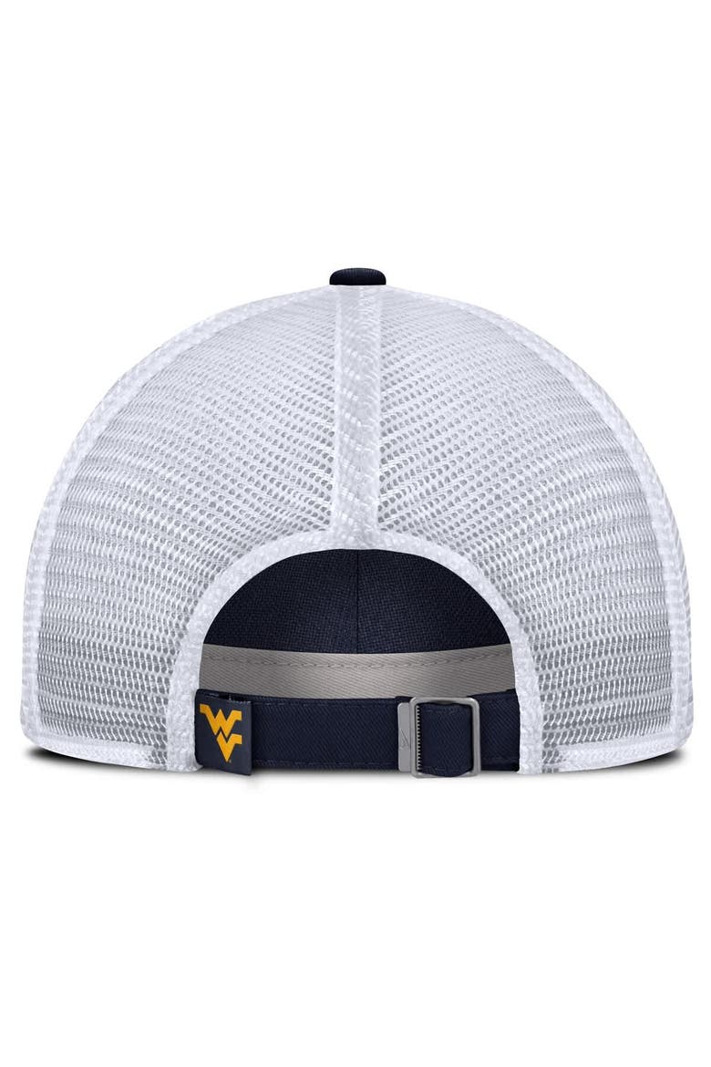 Men's Nike Navy West Virginia Mountaineers 2025 Gameday On-Field Club Adjustable Trucker Hat, Alternate, color, Navy