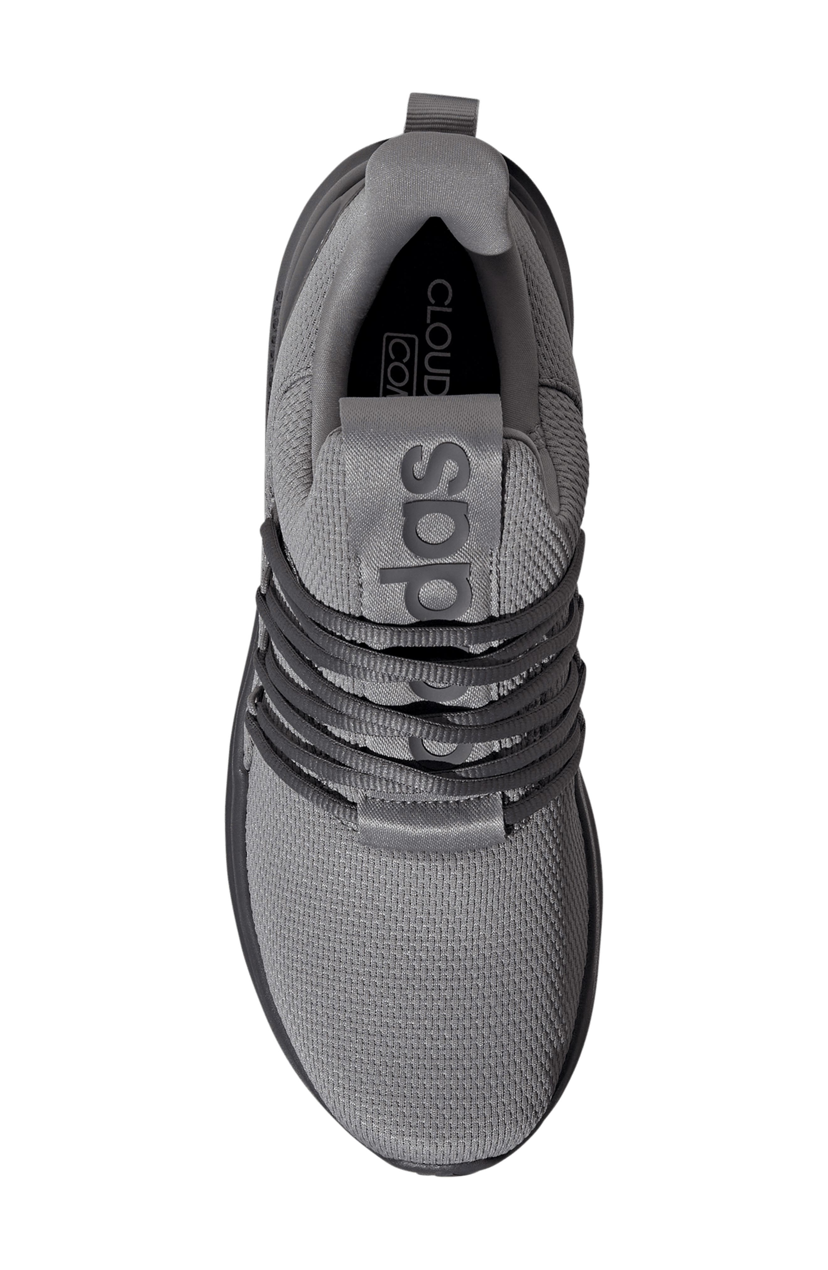 adidas Lite Racer Adapt 7.0 Slip-On Sneaker, Alternate, color, Grey / Grey / Grey