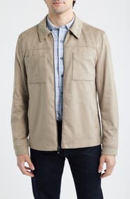 Johnston & Murphy Faux Suede Jacket