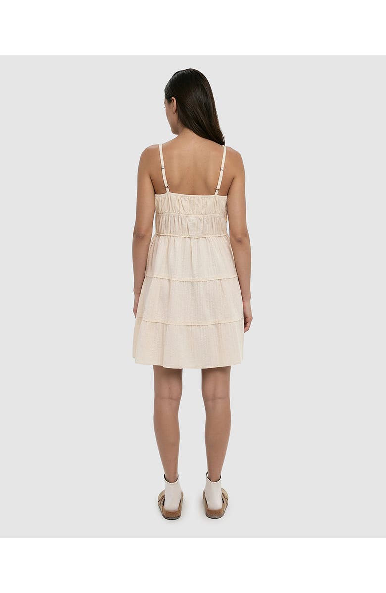 tentree Fairweather Dress, Alternate, color, White Oak