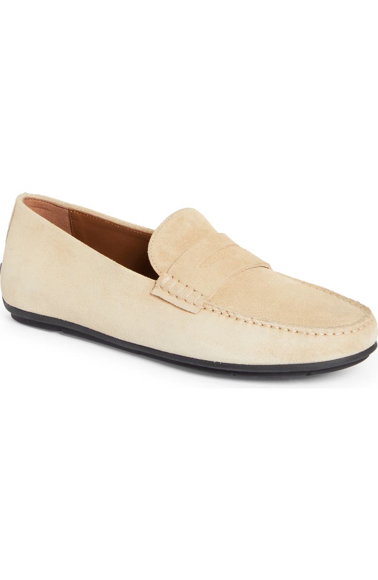 JM WESTON Warning Driving Penny Loafer, Main, color,