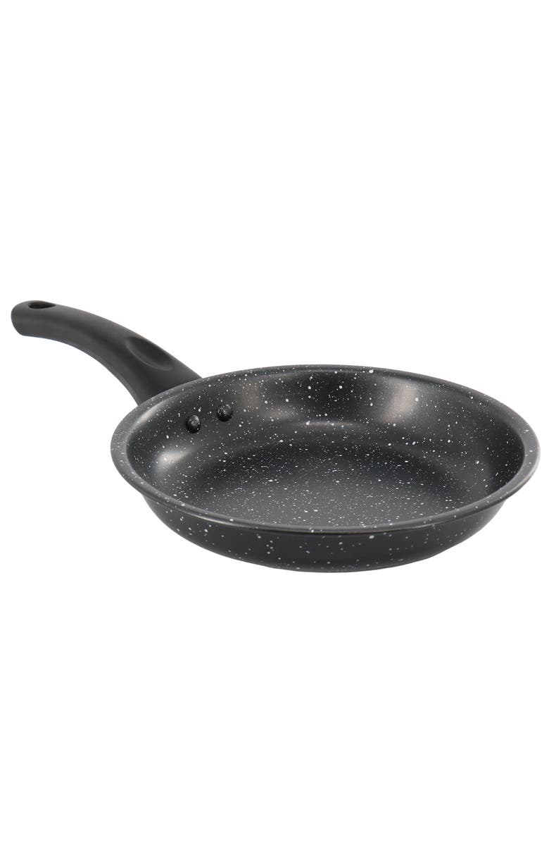 Gibson Home Delhi 9.5 Inch Round Nonstick Carbon Steel Frying Pan, Main, color, White