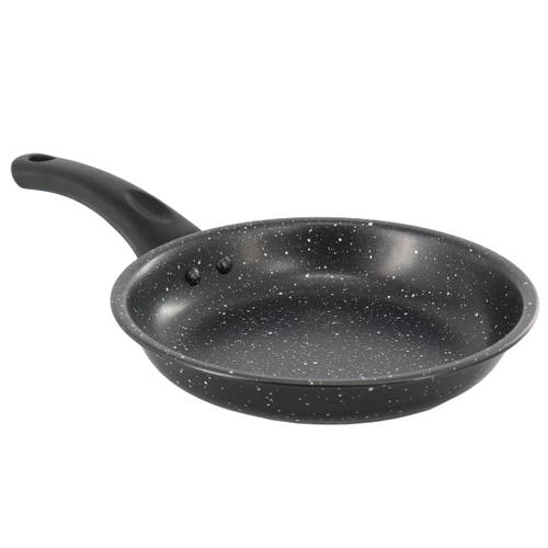 Gibson Home Delhi 9.5 Inch Round Nonstick Carbon Steel Frying Pan In Black