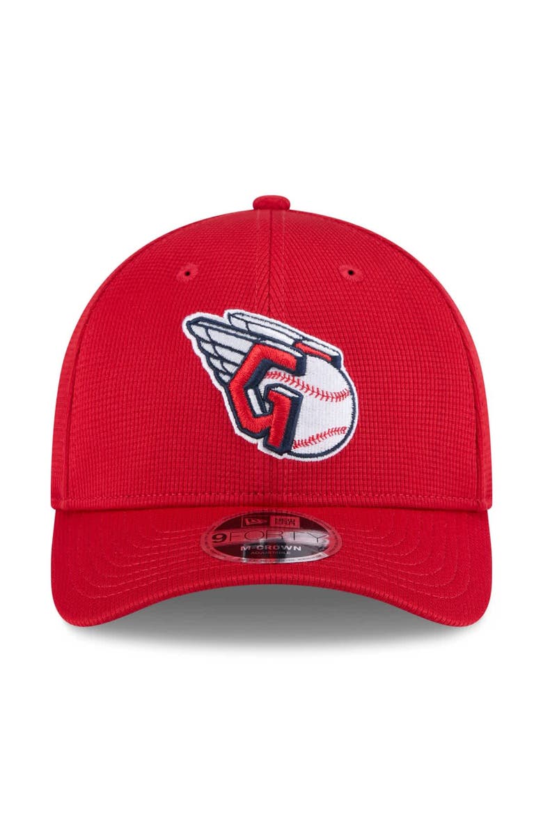 New Era Men's New Era Red Cleveland Guardians 2025 Spring Training 9FORTY Adjustable Hat, Alternate, color, Red