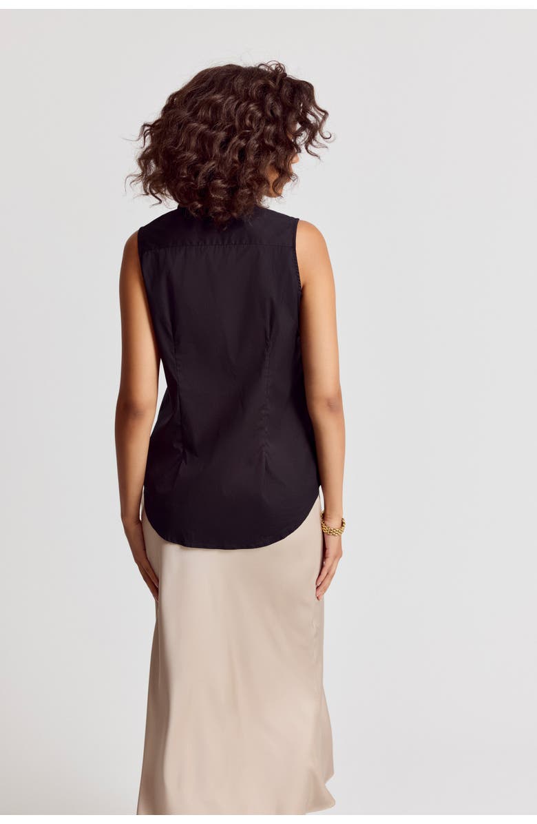 The Shirt by Rochelle Behrens The Sleeveless Shirt, Alternate, color, Black