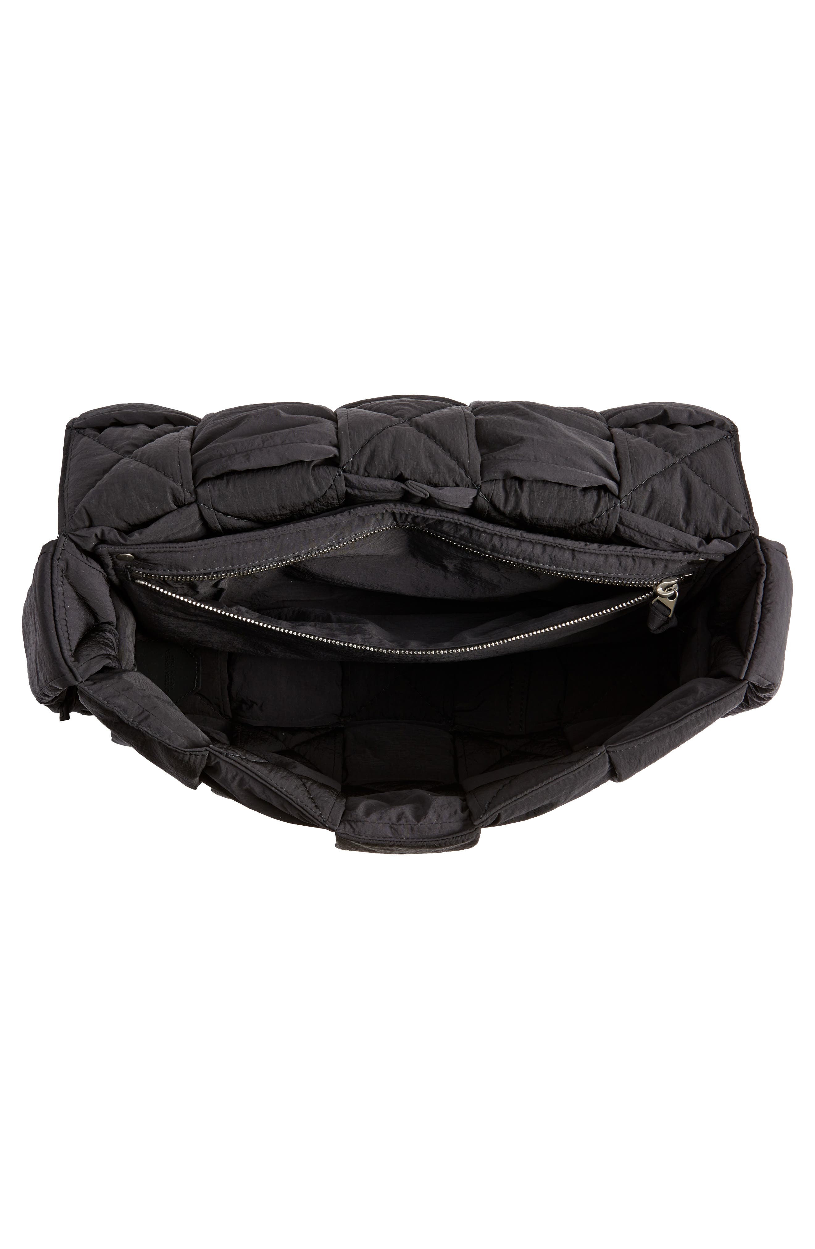 Bottega Veneta Large Cassette Intrecciato Padded Messenger Bag, Alternate, color, 