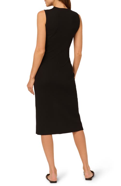 ADRIANNA PAPELL ADRIANNA PAPELL SLEEVELESS RIBBED SWEATER DRESS