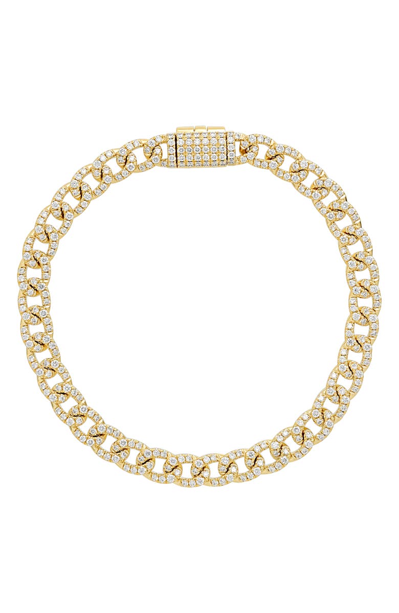 Bony Levy Varda Diamond Curb Chain Bracelet, Main, color,