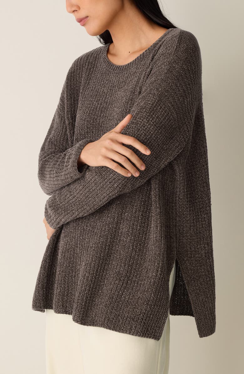 Eileen Fisher Chenille Rib Sweater, Main, color, Rye