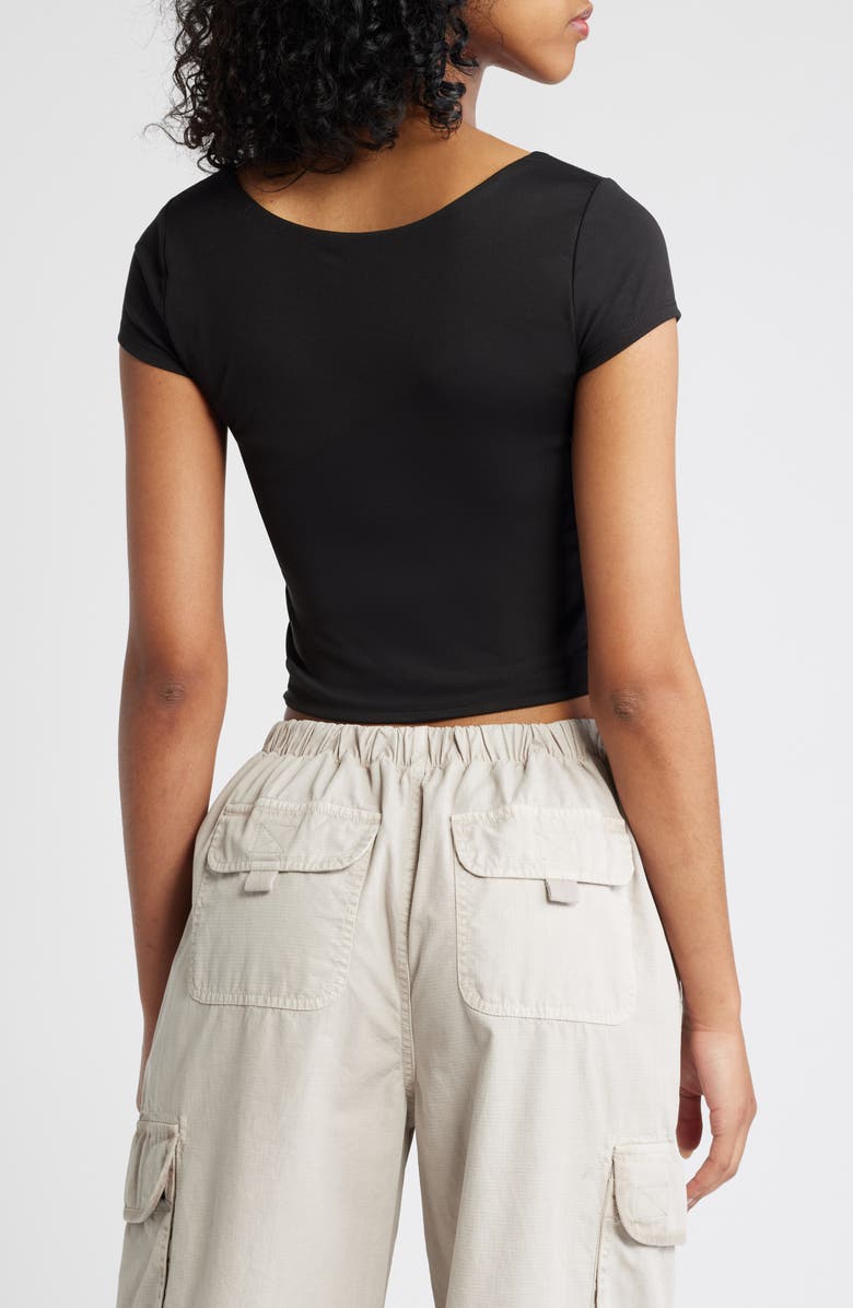 PacSun Gena Scoop Neck Contour Top, Alternate, color,