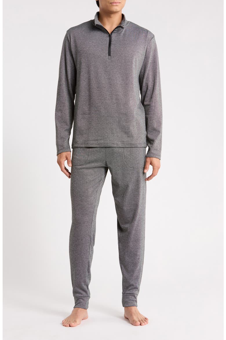 Hoodie & Joggers Set, Main, color, BLACK