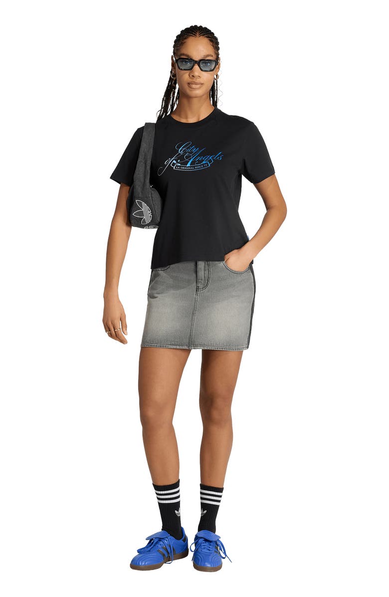 adidas Originals Los Angeles Graphic T-Shirt, Alternate, color, Black/ /