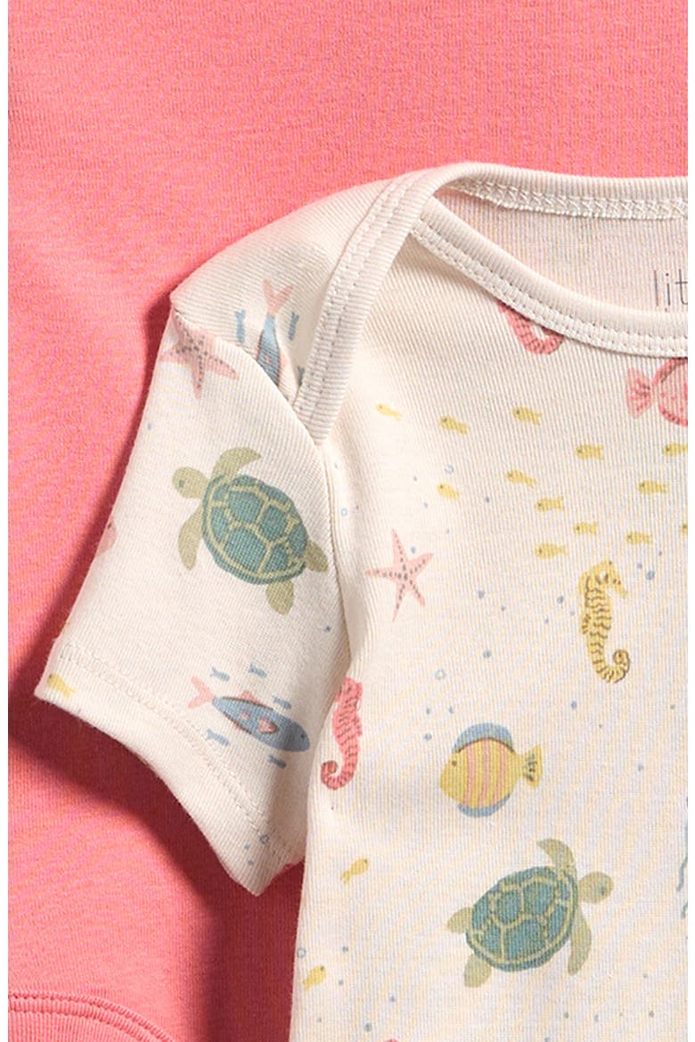 Assorted 3-Pack Bodysuits, Alternate, color, SEA LIFE