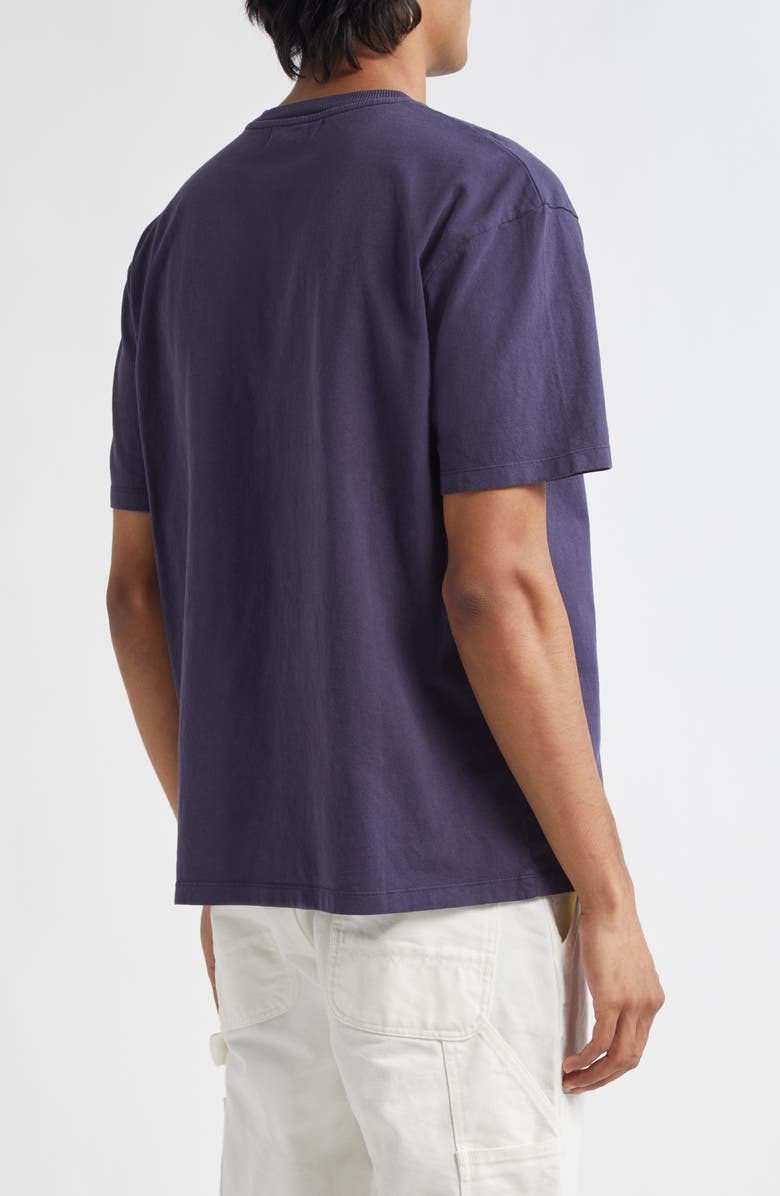 PALMES Garment Dyed Cotton T-Shirt, Alternate, color, Dark Blue