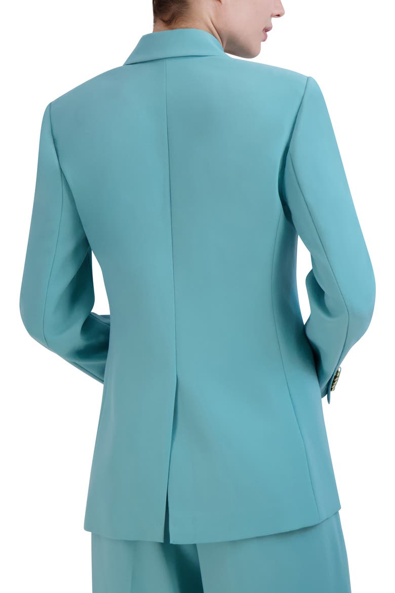 Double Breasted Blazer, Alternate, color, TURQUOISE