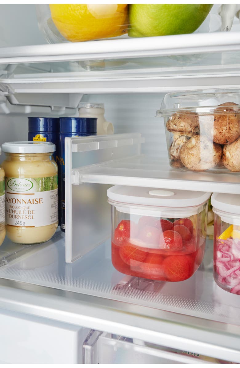 Yamazaki Adjustable Fridge Shelf, Alternate, color, White