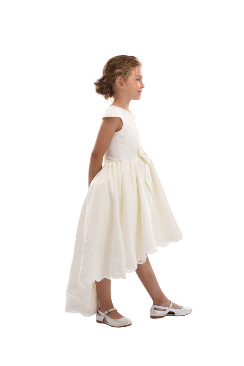 Cresci Hilo Bow Dress, Alternate, color, White