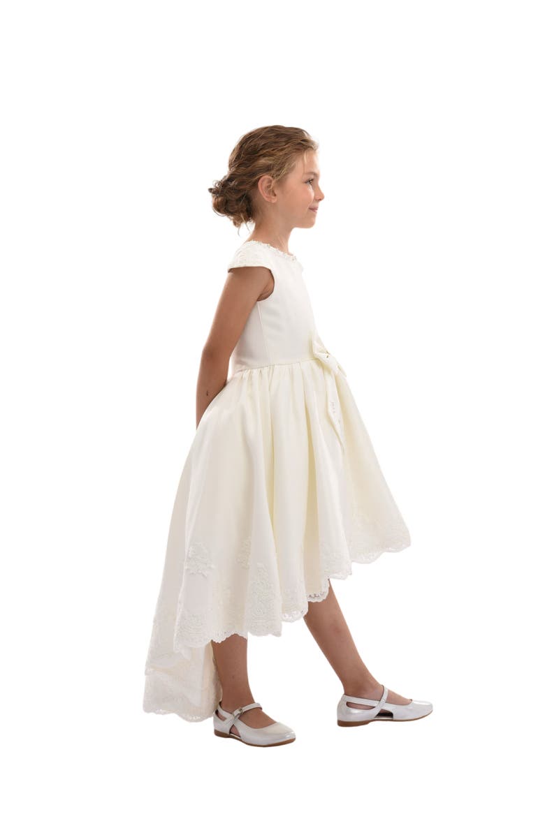Tulleen Cresci Hilo Bow Dress, Alternate, color, White