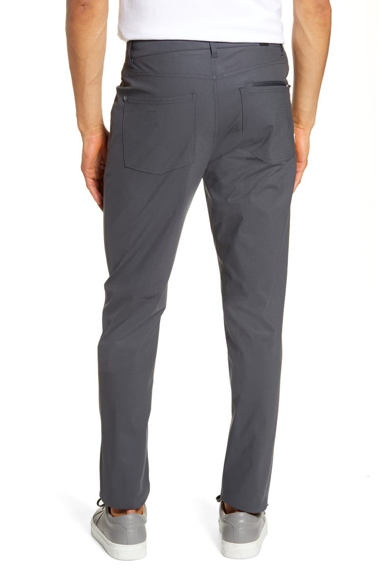 Meta Athletic Slim Pants, Alternate, color, CHARCOAL