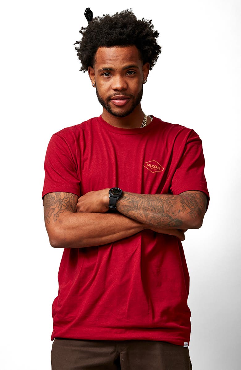 Nixon Disk Digital Silicone Strap Watch, 39mm, Alternate, color, 