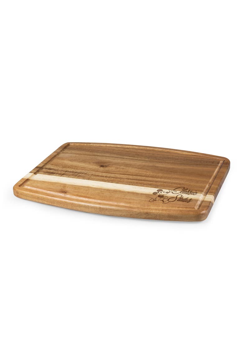 Disney® Mickey Mouse Ovale Cutting Board, Alternate, color, BROWN/MICKEY