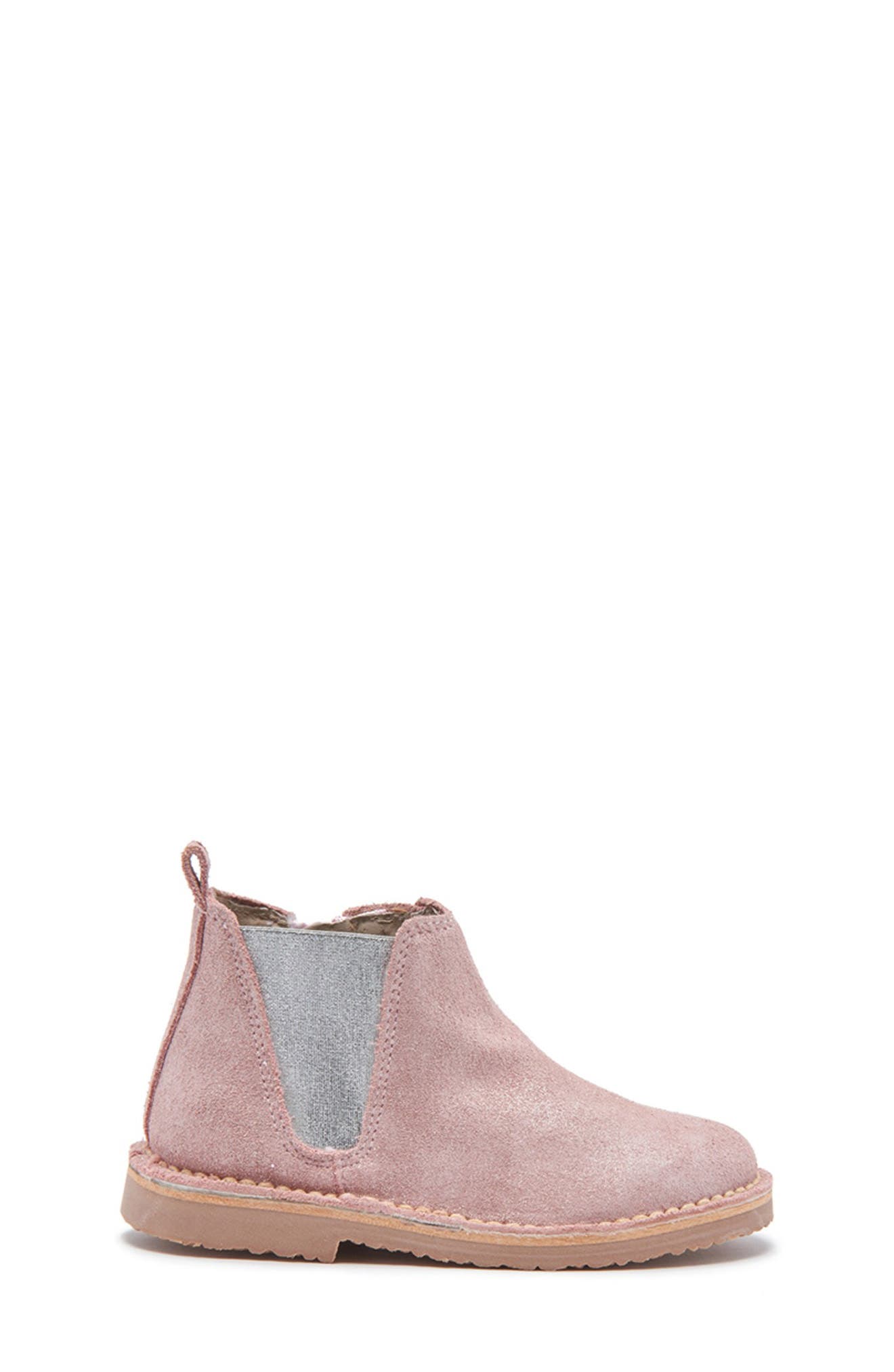 CHILDRENCHIC Kids' Glitter Chelsea Boot, Alternate, color, Pink