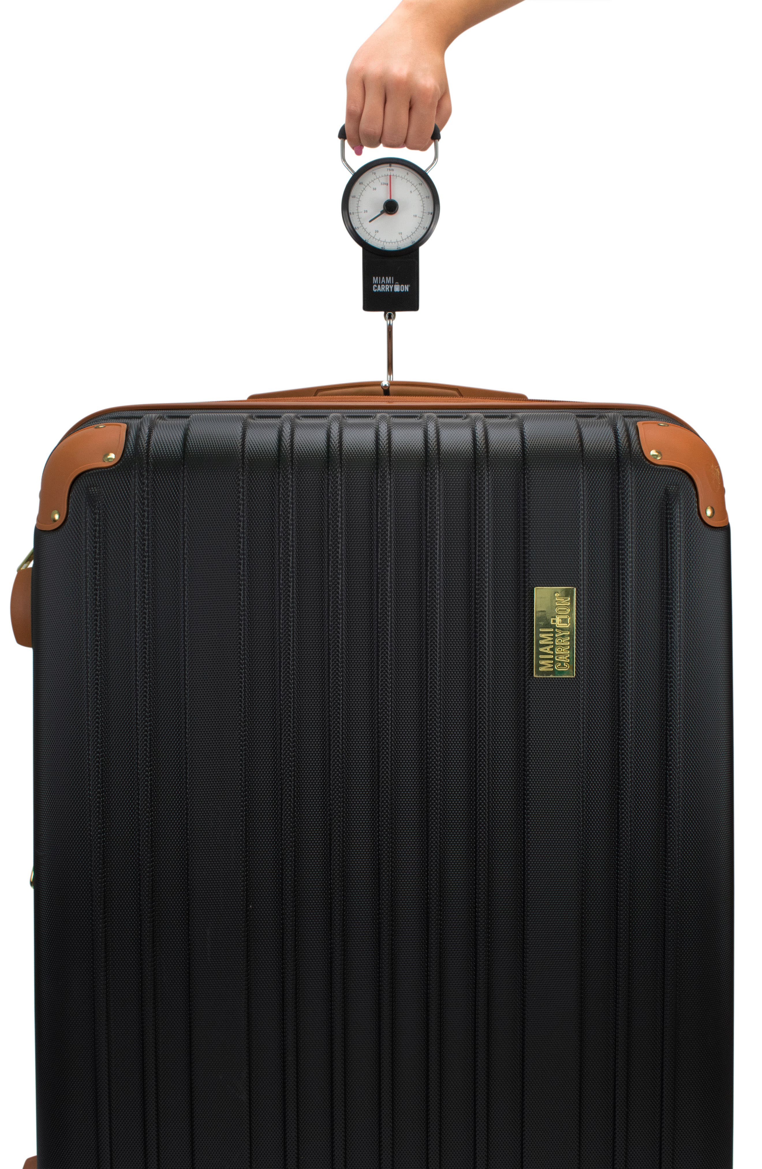 Miami Carry On Essential Organizational 8 Piece Travel Kit, Alternate, color, Black