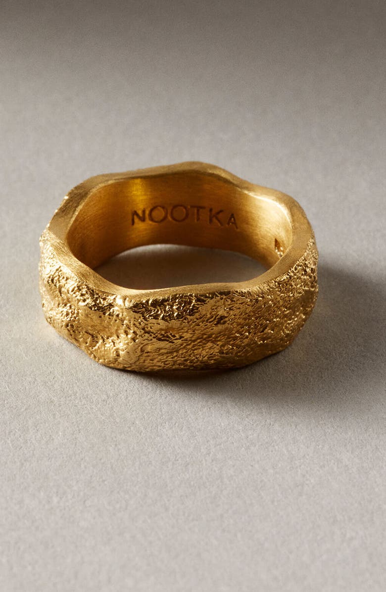 NOOTKA Chunky Ring Gold, Alternate, color, Gold