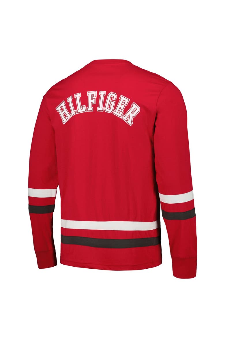 Men's Tommy Hilfiger Red/Pewter Tampa Bay Buccaneers Nolan Long Sleeve T-Shirt, Alternate, color, Red