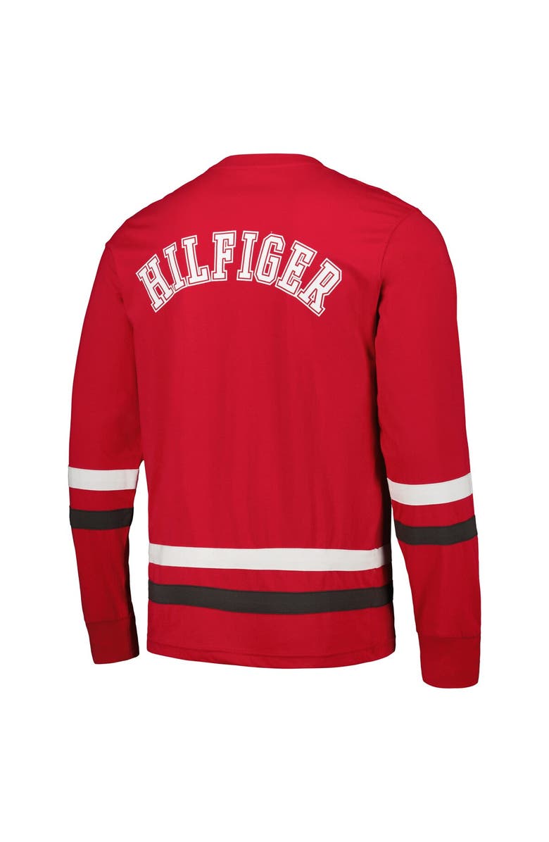 Tommy Hilfiger Men's Tommy Hilfiger Red/Pewter Tampa Bay Buccaneers Nolan Long Sleeve T-Shirt, Alternate, color, Red